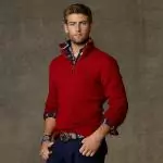 polo-ralph lauren pulls hommes 2019U chute hiver cuzhen 3201 vin rouge